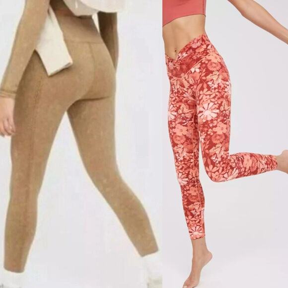 NWT OFFLINE By Aerie  Seamless 7/8 Leggings Sports Workout Yoga Bundle Size M - Picture 1 of 9